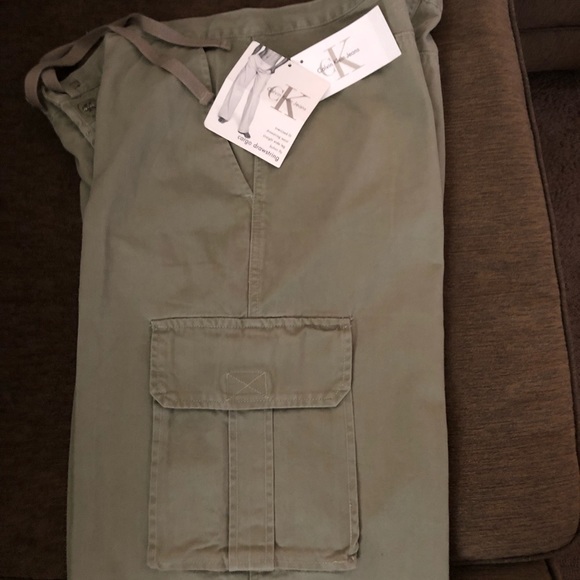 Calvin Klein Jeans Denim - CALVIN KLEIN WIDE LEG CARGO JEANS